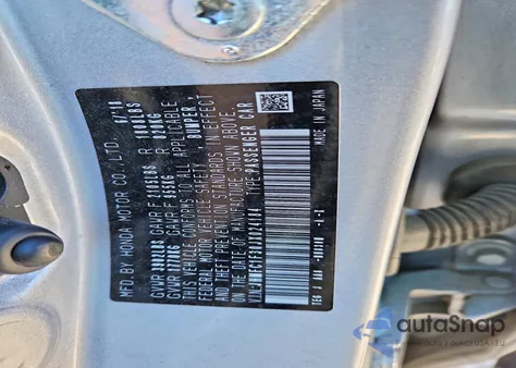 2018 Honda Civic Ex from USA, damaged, VIN JHMFC1F30JX024184